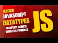JavaScript Data Types Explained Complete Tutorial for Beginners in Hindi