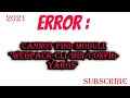 Error Cannot find module webpack- config-yargs How To fix it - 2021