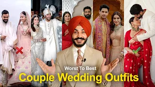 Indian Wedding Couple Dressing | Sherwani and Lehanga Dress | Santwinder