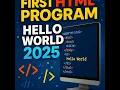 HTML Tutorial for Beginners How to Create Your First Hello World Web Page