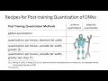 Recipes for Post-training Quantization of Deep Neural Networks Abstract