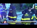 Crews battle fire at Utica apartment building