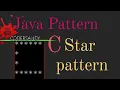 Print C Alphabet Star Pattern in java l