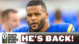 Aaron Donald Officially Returns: May God Have Mercy on Your  QB