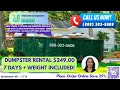 249 Same Day Roll Off Dumpster Rentals - Brookhaven NY