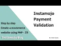 Step by step create an eCommerce website using PHP - Part 25 Instamojo Bug