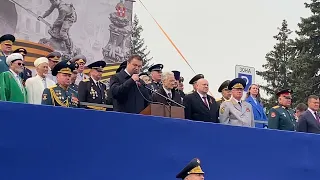 Виталий Хоценко обратился к участникам Парада Победы и поздравил всех омичей с 9 мая