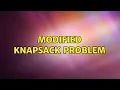 Modified Knapsack Problem