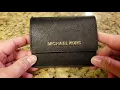 Michael Kors JET SET TRAVELER Wallet in Black Leather HoboBe Mommy Pocket Ju-Ju-Be