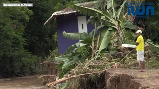 Heavy rain floods Buccament Bay homes