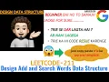 Design Add and Search Words Data Structure Made Easy GOOGLE Leetcode 211