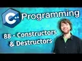C Programming Tutorial 88 - Constructors and Destructors