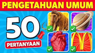 Bisa Nggak Kamu Dapet Skor 50/50 di Kuis Pengetahuan Umum Ini? 🤖 Tantangan Ultimate Trivia 📚🤔