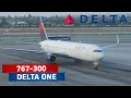 Delta Air Lines Delta One Trip Report 767-300 LAX JFK
