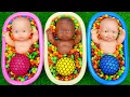 Download Lagu 21 Minutes Satisfying Video | Mixing Funny Candy ASMR \u0026 Make Up in 3 Bathtubs with Magic M\u0026M's Slime