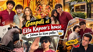 Ganpati at Ekta Kapoor’s house + Salman ko kisne patka 😱