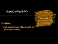 Minimum Removal to Balance Array LeetCode 3634 - Python Solution