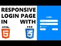 Flat Responsive Login page in HTML