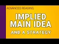 Download Lagu Implied main ideas and a reading strategy to figure them out