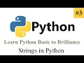 Strings in python Step 3 upper and lower case functions in python language
