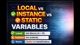 Local vs Instance vs Static Variables in Java Interview Question Explained with Example