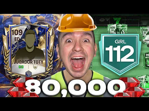 ? RECONSTRUYO MI EQUIPO A 112 GRL !!! ICONO PRIME TOTY !!! GASTAMOS 80.000 GEMAS !!!