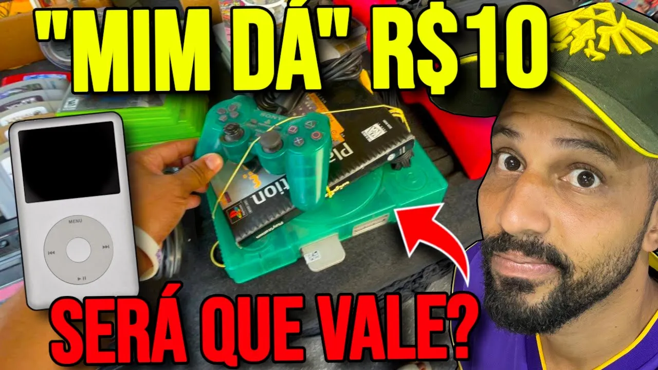 NÃO SEJA ENGANADO NA FEIRA DO ROUBO ATÉ IPOD 160 GB BARATO | CAÇADA  GAMER