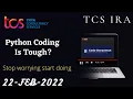 FULLY EXPLAINED TCS IRA PYTHON 22nd FEB SOLUTION TCS CPA TCS PRA TCS IRA CODE DORAEMON TCS OPA TCS