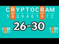 CRYPTOGRAM level 26 27 28 29 30