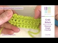 Crab Stitch Reverse Single Crochet for Right-Handed Crocheters