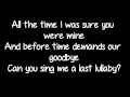 Download Lagu Professor Green featuring Tori Kelly - 'Lullaby' Lyrics