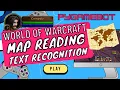 Text recognition for the World of Warcraft map with opencv and pytesseract