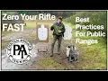 Zero Your Rifle FAST Yard Method for Public Ranges