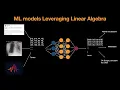 How Machine Learning uses Linear Algebra to solve data problems