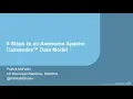 5 Steps to an Awesome Apache Cassandra Data Model DataStax
