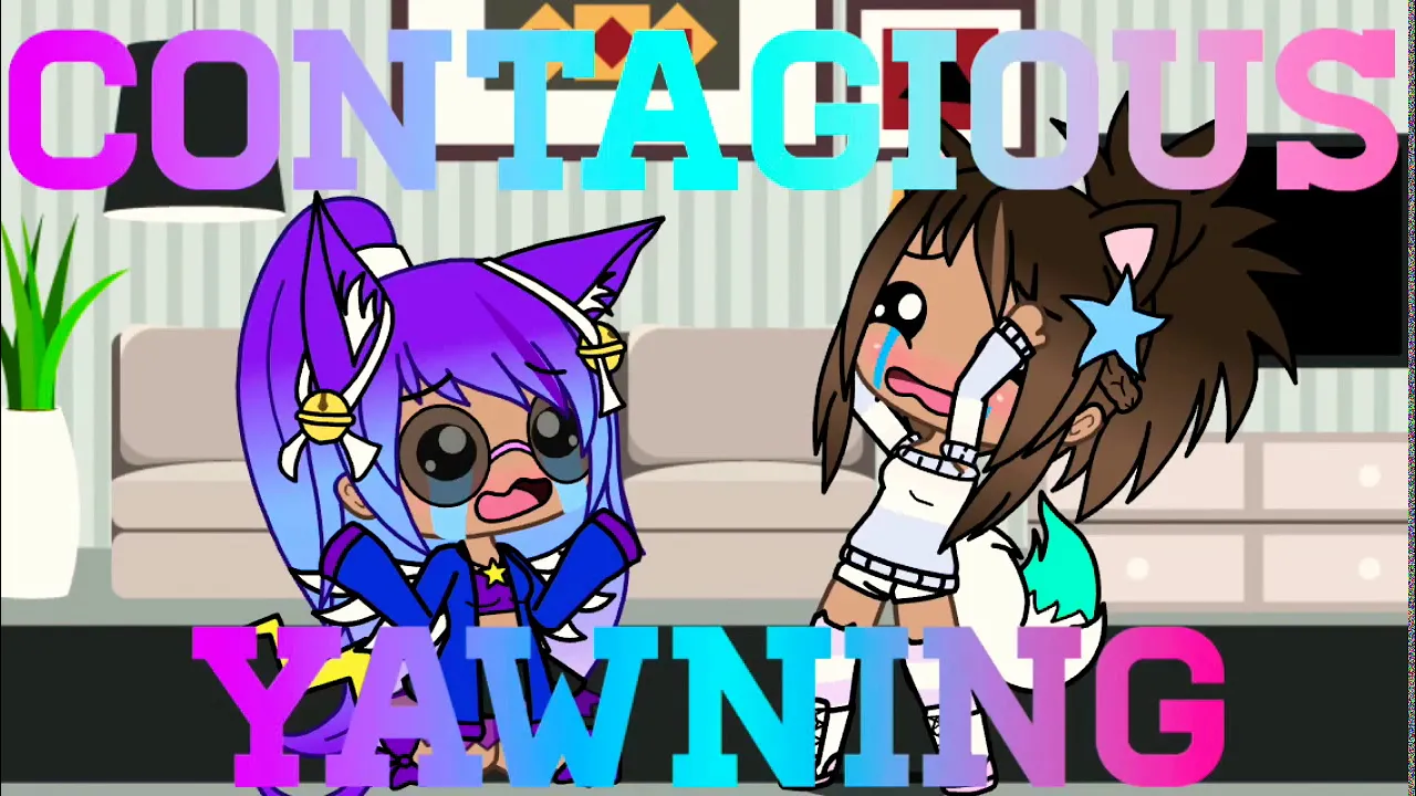 Contagious yawning// Gachalife Comedy (Hardstop Lucas)