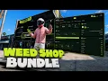 FIVEM Weed Shop Script MLO Plant Growing Drying Boss Management ESX QBCore Qbox