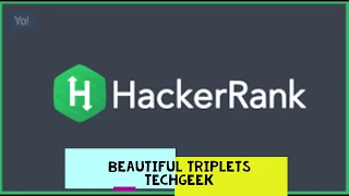 Hackerrank Solutions Beautiful Triplets Problem Solving