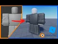 How to model stylized cloth wrinkles for Roblox