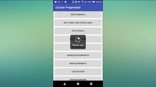 CIRCULAR PROGRESSBAR IN ANDROID