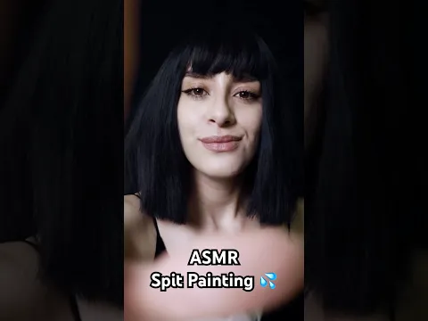 ASMR spit painting para relajarte #asmrvideo #relax #visualtingle #asmr #asmrenespañol #tingles