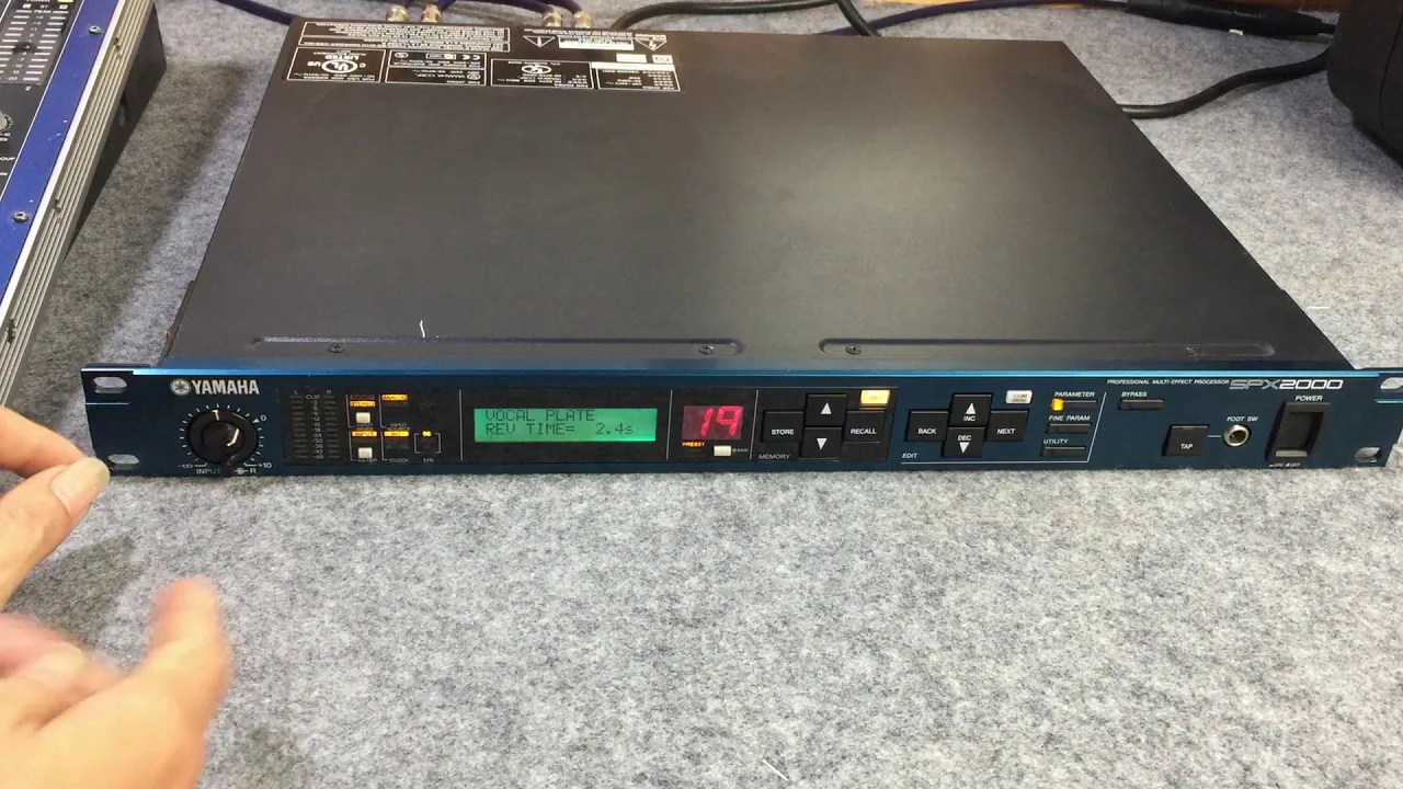 Hướng dẫn Yamaha spx-2000