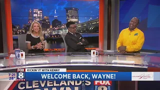 Kenny surprises Wayne on his first day back
