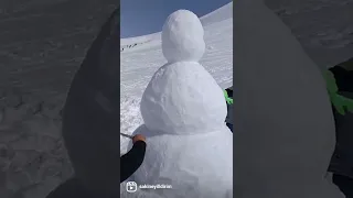 صناعه رجل الثلج دندنها