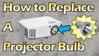 How to replace a Viewsonic projector bulb