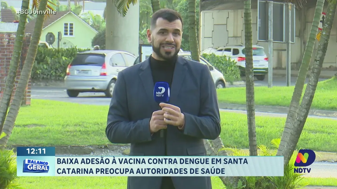 Baixa adesão à vacina contra dengue em Santa Catarina preocupa autoridades de saúde