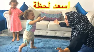 أول مره بنتنا تمشي قدام الكاميرا اسعد لحظات حياتنا 