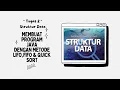 TUGAS 2 STRUKTUR DATA STSI4104 UT Implementasi Struktur Data Metode LIFO FIFO Quick sort