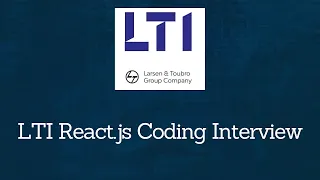 React Frontend Developer Interview at LTI Full Real Interview