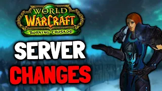 Huge Server Changes Before WOTLK Classic
